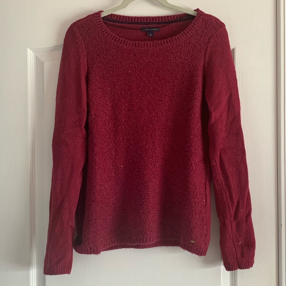 Tommy Hilfiger fuschia sparkle sweater